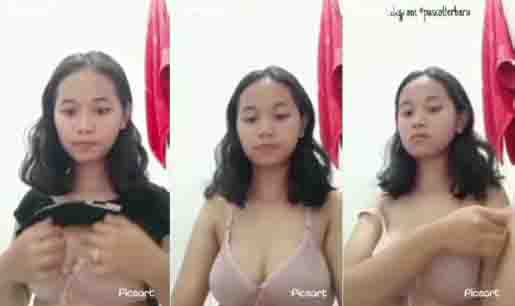 Bokep abg mulus lepas busana remas tetek