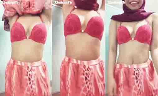 Bokep hijabers berdaster merah pamer tubuh