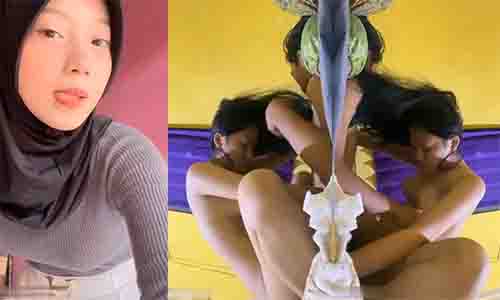 Bokep jilbab diajarin pacar ngentot enak