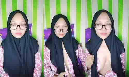 Bokep Ella Hijabers Berkacamata Spill Susu
