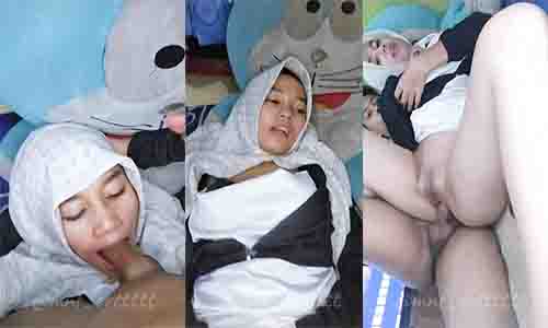 Bokep Pasutri Jilbab Putih Crot Dimemek