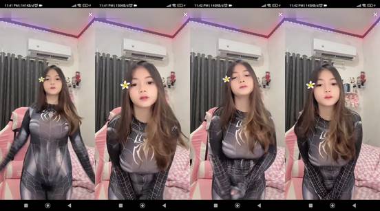 Bokep Chellmey Costum Spiderman Black Toket Bulat