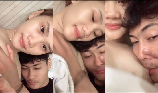 Bokep tocil pelajar nyusuin pacar tiduran